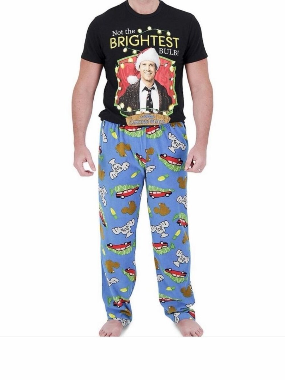 National Lampoon's Christmas Vacation "Not the Brightest Bulb" pajama set